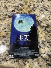 E.T. The Extra-Terrestrial VHS Tape Black Green Tape 1982 Brand New Sealed