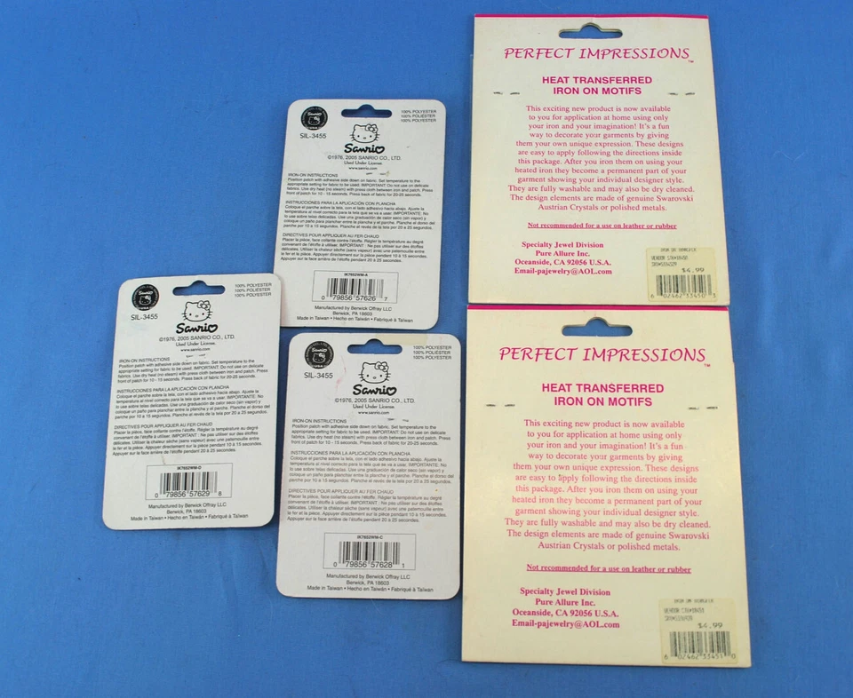 HELLO KITTY Offray железа на аппликации лот + со стразами звезды Бесплатная доставка - Изображение 4 из 4