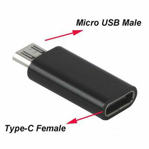 Typ C Weibliche zu Micro USB Männlichen Adapter Stecker Konverter Ada Fast - Zdjęcie 2 z 4