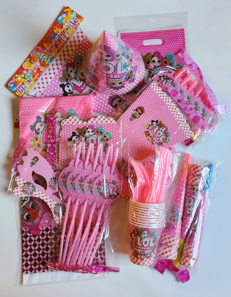 LOL Surprise Doll Tablewear Set 136pcs
