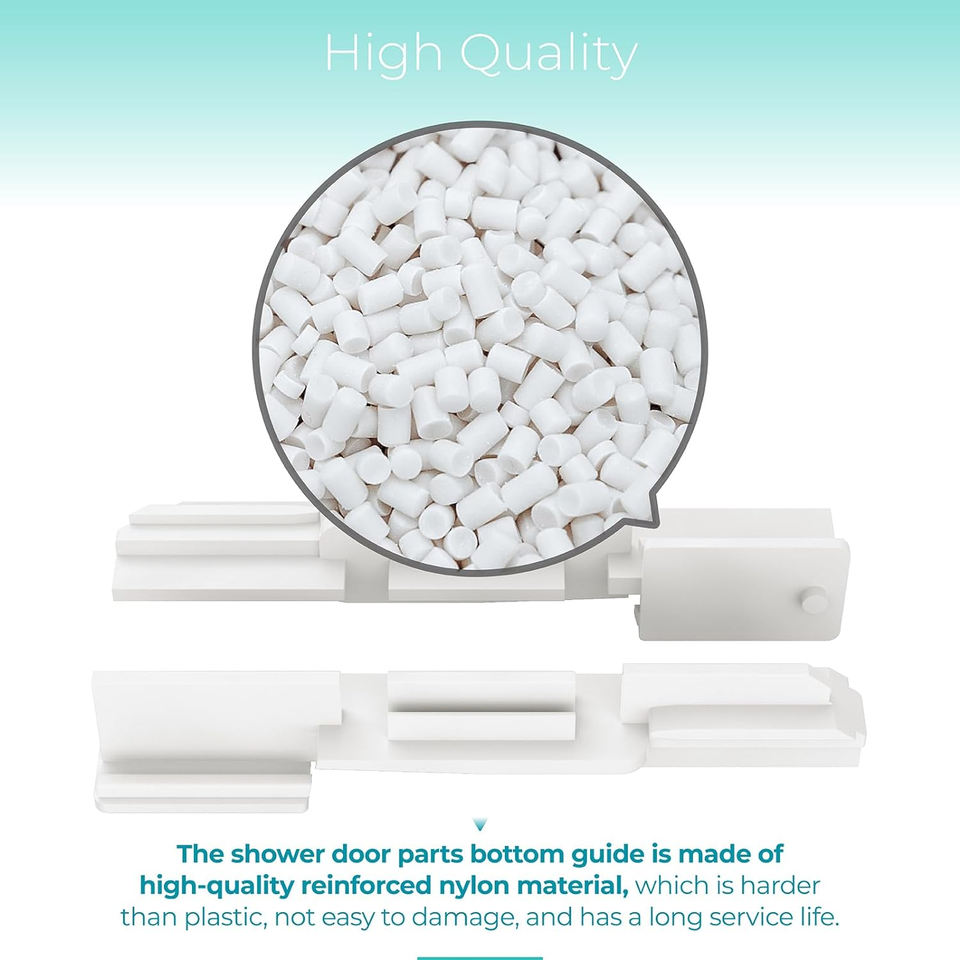 Sliding Shower Door Bottom Sill Guide, Glass Shower Door Track Guide