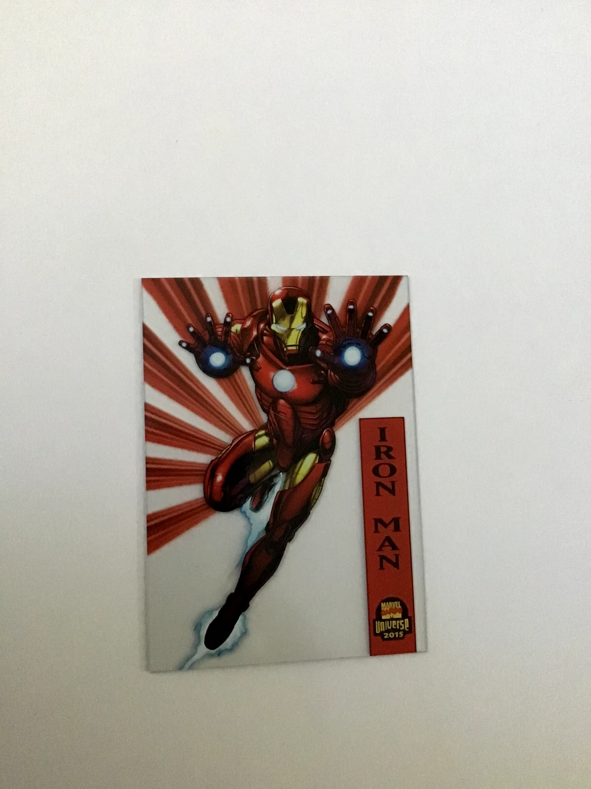 2015 Marvel Fleer Retro 1994 Suspended Animation Iron Man Card 7