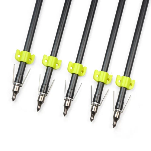 6/12/24pcs Bowfishing Arrows Archery Fishing Fiberglass Arrows Outdoor Hunting - Bild 6 von 13