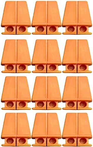 Brick Line Blocks [12 Pack] for Bricklaying Straight  Assorted Style Names 