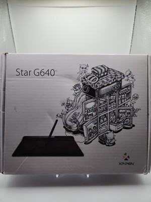 XP-PEN Star G640 Art Graphics Drawing Tablet 8192 Pen Pressure Battery-free Pen~