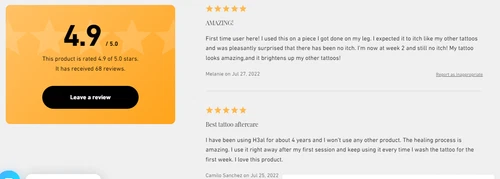 H3AL Tattoo Aftercare skin butter Tattoo Balm &Enhance skin TX4 image 11