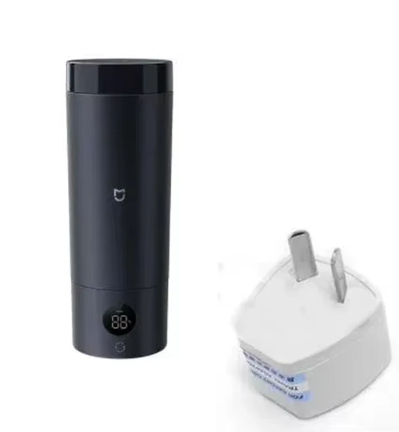Portable Electric Kettle 2 Thermos Cup Fast Water Boiler 350Ml Smart Temperature