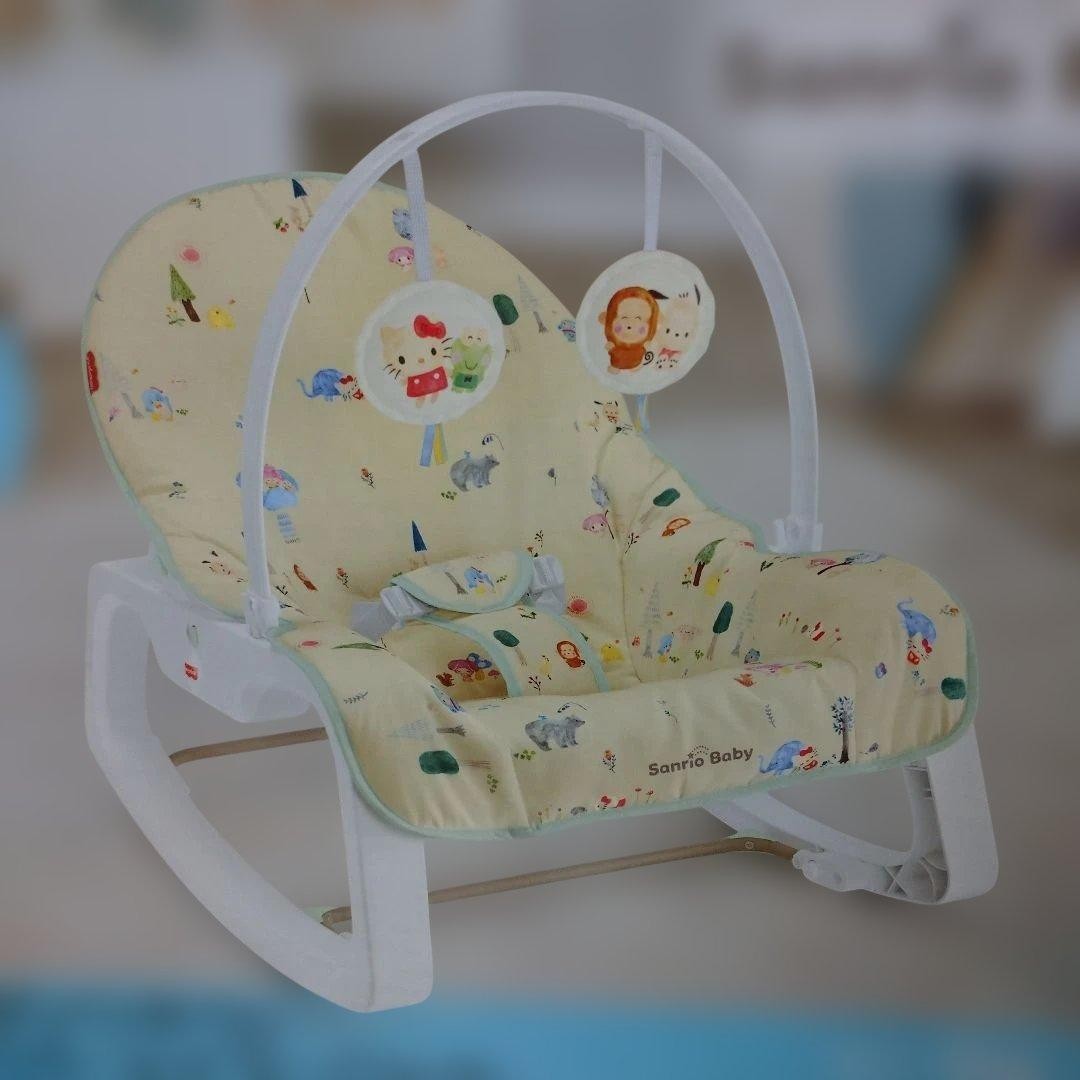 Sanrio Baby Bouncer Rocker Toddler Seat boxed Hello Kitty Fisher