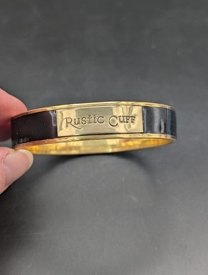 Rustic Cuff 2 Tone Live With Intention Gold & Silvertone Cuff Bracelet