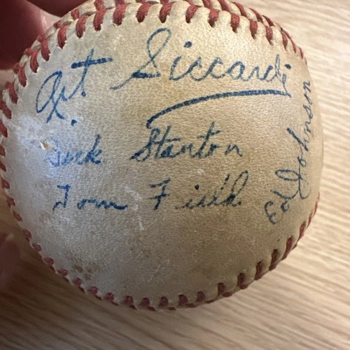 1962 WASHINGTON SENATORS AUTOGRAPHED TEAM SIGNED OFFICIAL LEAGUE BASEBALL$$