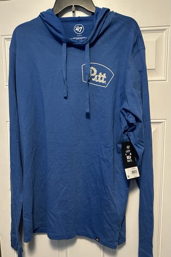 Pittsburgh Panthers Men’s L 47 Brand L/S Tshirt Hoodie- NWT