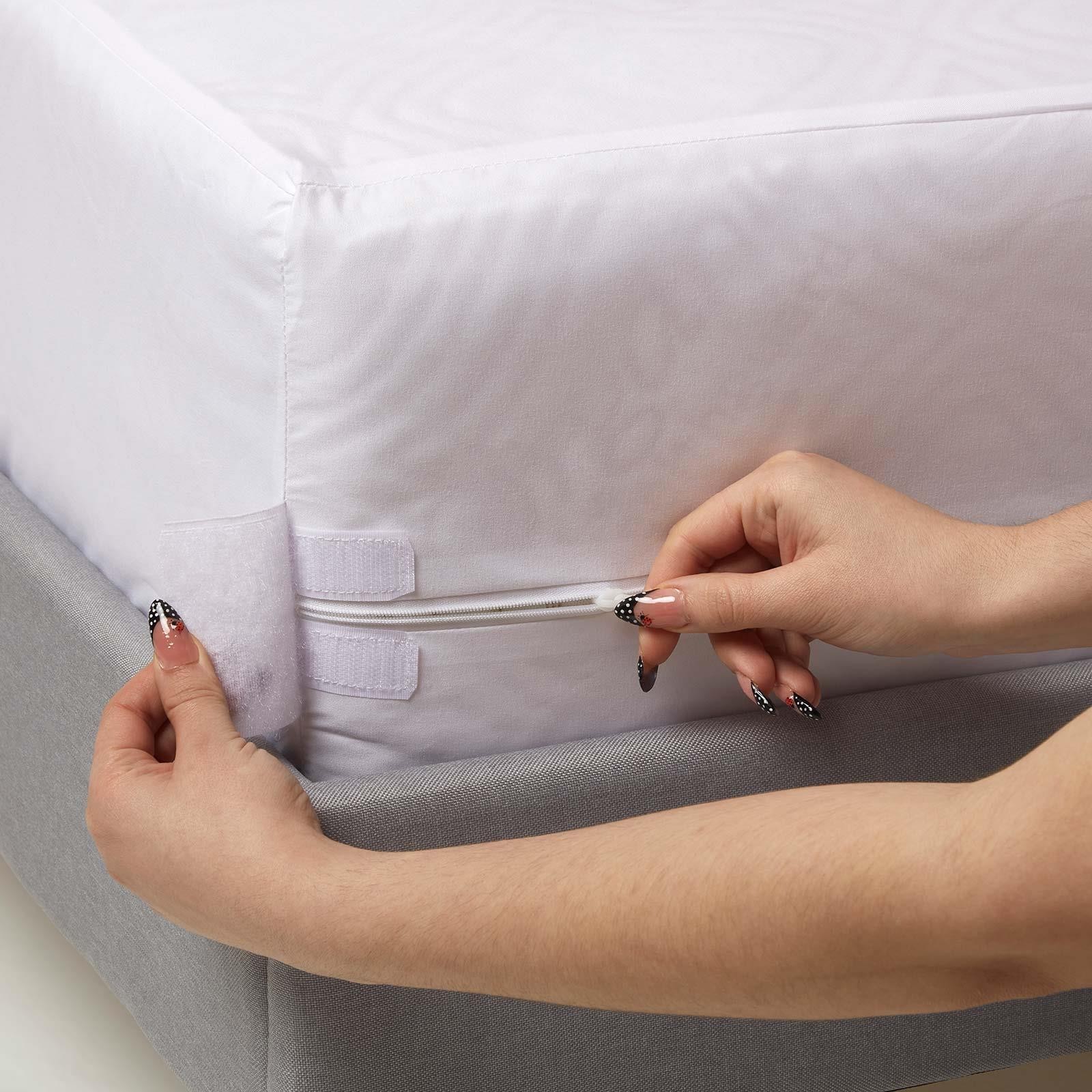 Cm Insect Extra Deep 40cm Zipped Mattress Protector Waterproof Bed Bug Encasement ...