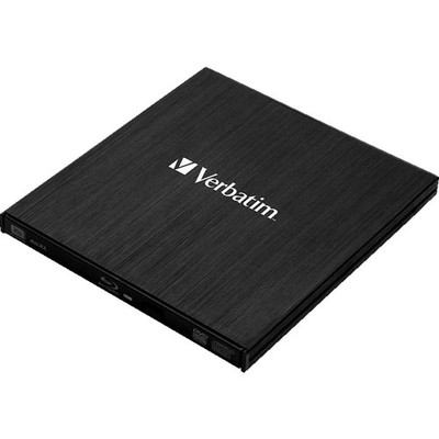 Verbatim 43890 Slimline extern Blu-Ray Brenner Schwarz extern (USB 3.0)
