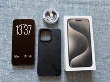 Apple iPhone 15 Pro Max - Titan Natur, 256 GB, ohne Simlock