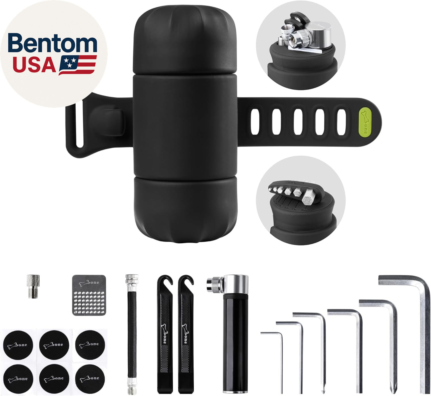 (New) Bike Portable Tool Kit, 14-In-1 Bicycle Repair Capsule, Scratch-Free & Waterproo (64.71 USD)