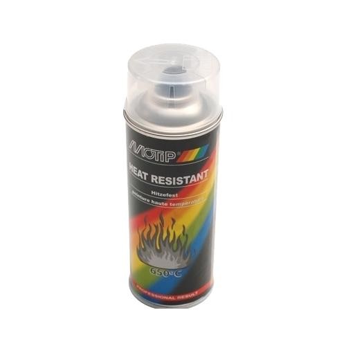 Vernis 650° Motip contre la rouille des métaux soumis au feu