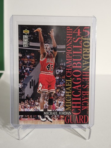 Michael Jordan #M2 — 1995 Collector's Choice Jordan He's Back basketball card