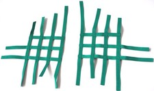 Nerfbar Réseau Yamaha Raptor YFM 700 R 4+2 Vert Sport Nerf Bar