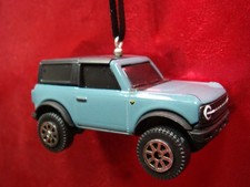 2021 21 FORD BRONCO 4x4 2DR SUV CACTUS GRAY CHRISTMAS TREE ORNAMENT