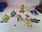 Lot of 10 Vintage 1980s-1990s TMNT Teenage Mutant Ninja Turtles Action Figures