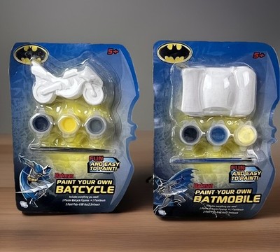 Batman Batmobile Crafts Batcycle Plaster Painting Kit 2012 Paint It Yourself