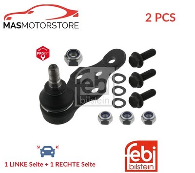 TRAGGELENK FÜHRUNGSGELENK NIEDRIGER VORNE FEBI BILSTEIN 02620 2PCS P NEU