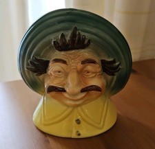 Keele Street Pottery  1950s Mexican Head Decorative Spill Vase