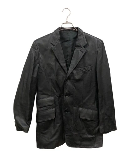 Paul Smith London Leather 3-Button Tailored Jacket Men's Size M Black - product listing photo