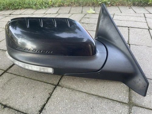 2011-2015 Ford Explorer Passenger Right Power Manual Fold Side View Mirror Black
