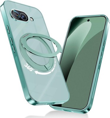 Google Pixel 10A with 360° Spin Magnetic Stand&Ring Kickstand, Anti-Slip Rugged