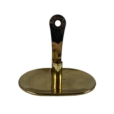 Vintage Baldwin Brass Wall Candle Holder Sconce Forged In America Star Design