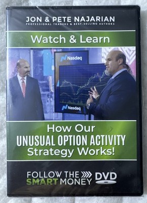 Follow The Smart Money DVD How Our Unusual Option Activity Strategy Works Sealed