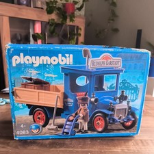 Playmobil 4083 Lieferwagen Oldtimer Rudolph Karstadt komplett mit geöffneter OVP