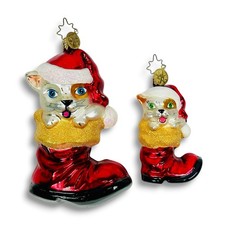 Vintage Christopher Radko 2002 Ornaments 4 Pu...