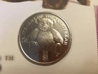 GB STAMPS BENHAM FIRST DAY COVER WITH MINT COIN ISSUE VIRGIN ISLES TEDDY BEAR