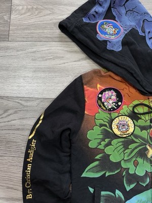 ED HARDY by Christian Audigier RHINESTONE & PATCHES EMBELLISHED