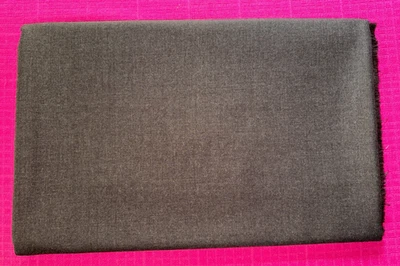 Tissu vintage drap de laine marron glacé larg 156 x H 170 cm D332 - Photo 1/3