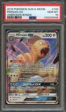 PM - 2019 - POKEMON SUN & MOON - UNBROKEN BONDS - #149 - PERSIAN GX - PSA 10