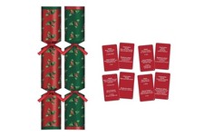 Luxury Christmas Gold Crackers 6 Pack Brand New New Year & Holiday Celebrations