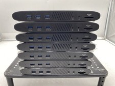 Lote de 7 Estación de Acoplamiento Triple Horizontal Enchufable USB-C HDMI Modelo UD3900PDH