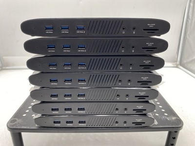 Lot of 7 Plugable USB-C HDMI Triple Horizontal Docking Station Model UD3900PDH