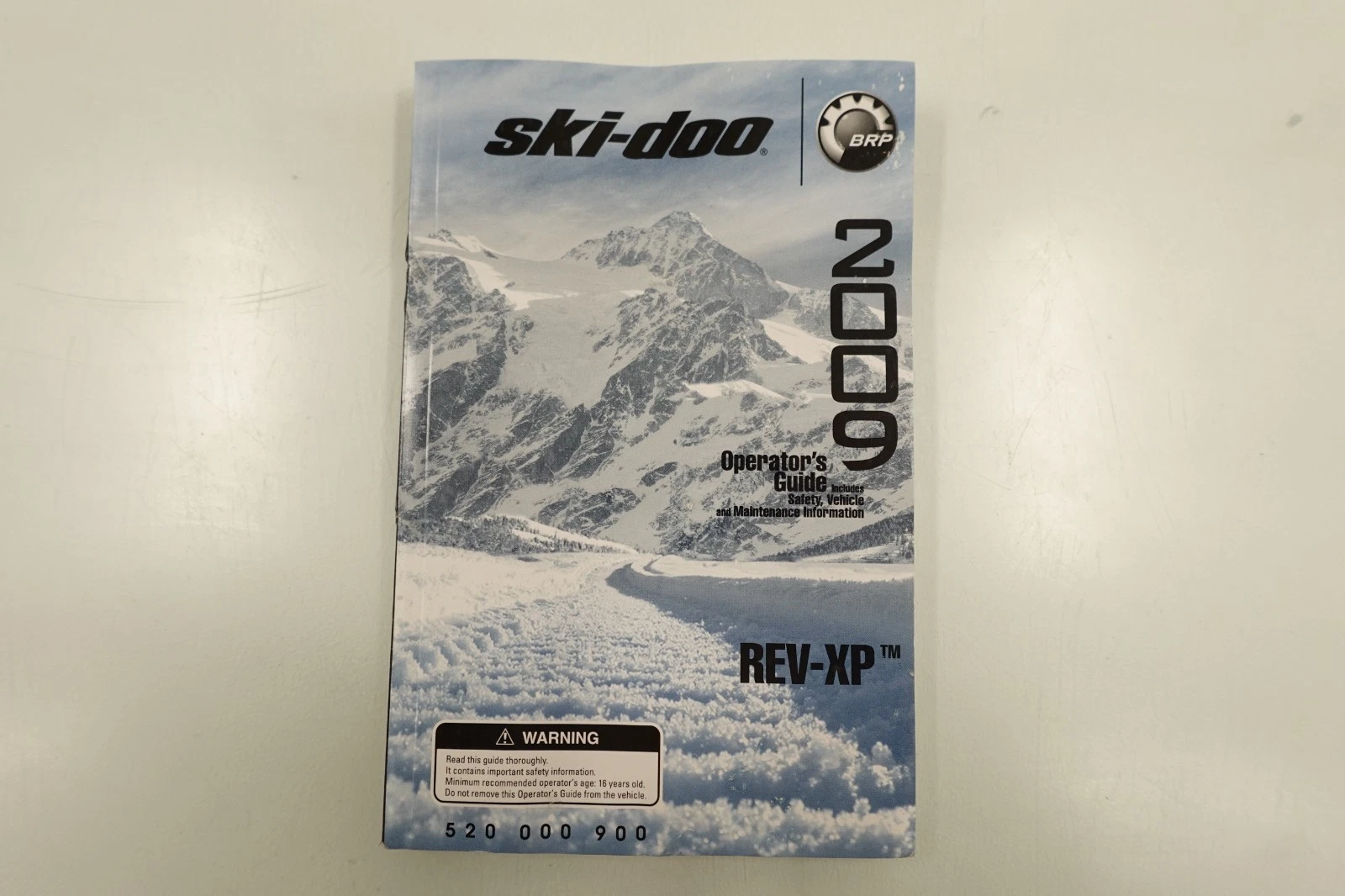 2009 Ski-Doo REV-XP OEM Operator's Guide Shop Manual 520000900