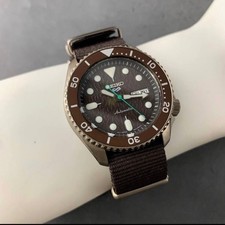 Seiko 5 Sports SRPD85 Cal.4R36 Day Date ST.Steel Automatic Mens Watch Auth Works 7