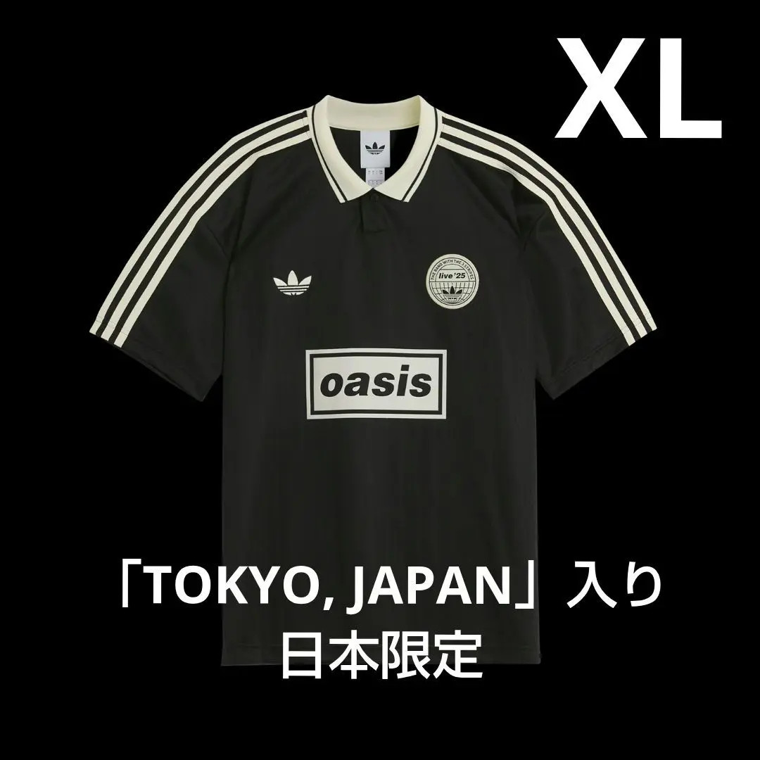 Adidas x Oasis Live '25 Football Jersey Black XL Tokyo Japan