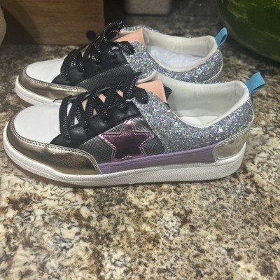 Steve Madden JGoody Lilac Multi Sneaker Girls Size 5 Brand New, Never Worn!