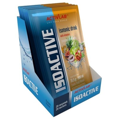 Activlab Isoactive Isotonikum mit Vitamin C, exotische Früchte   20 Beutel