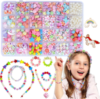 Weirenluan Perlen FüR ArmbäNder Bastelset Kinder Schmuck Schnurset, Diy Freundsc