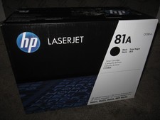 HP CF281A Black Toner Cartridge OEM Genuine 81A LaserJet M604 M605 M606 MFP M630
