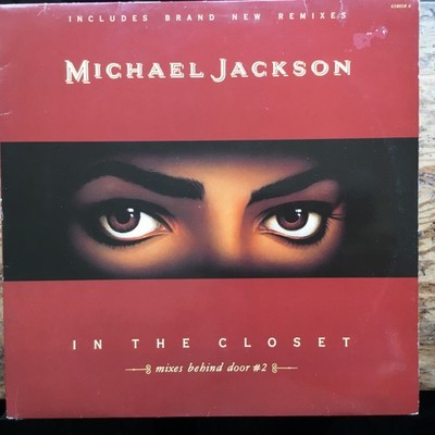 Michael Jackson In The Closet Mixes  12'' Ep Vinyl Record  1991 Vg++