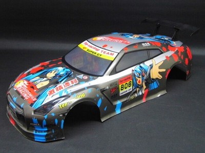 R/C CAR KAROSSERIE 1:10 NISSAN SKYLINE R35 ''MANGA'' 190MM FÜR TT-01 / TT02 ETC.